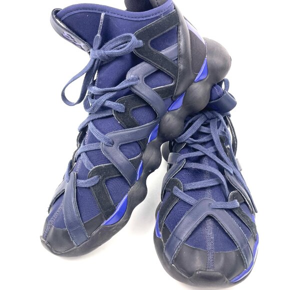 Adidas Yohji Yamamoto Y-3 Other - Men's Adidas Yohji Yamamoto Y-3 Kyujo High Top Blue Sneakers Shoes Size 8.5